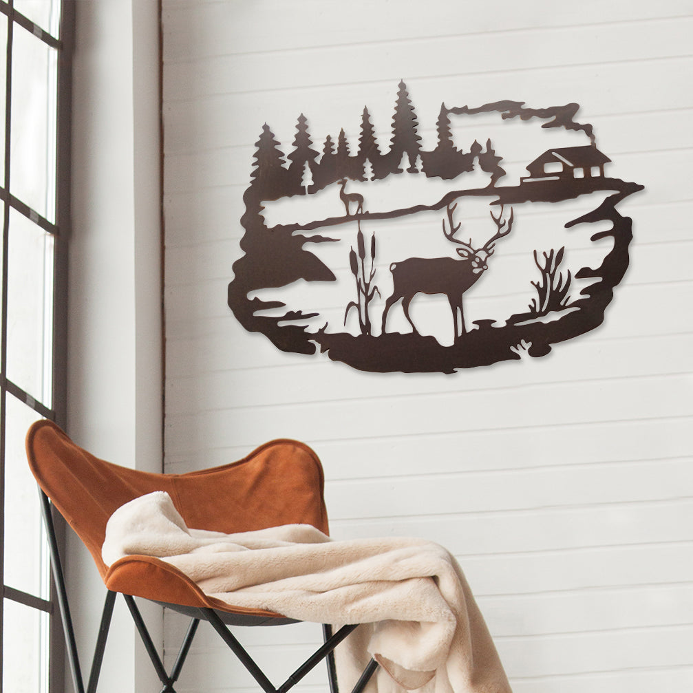 056083|Cabin in the Woods Metal Wall Décor 8/CS Default Title