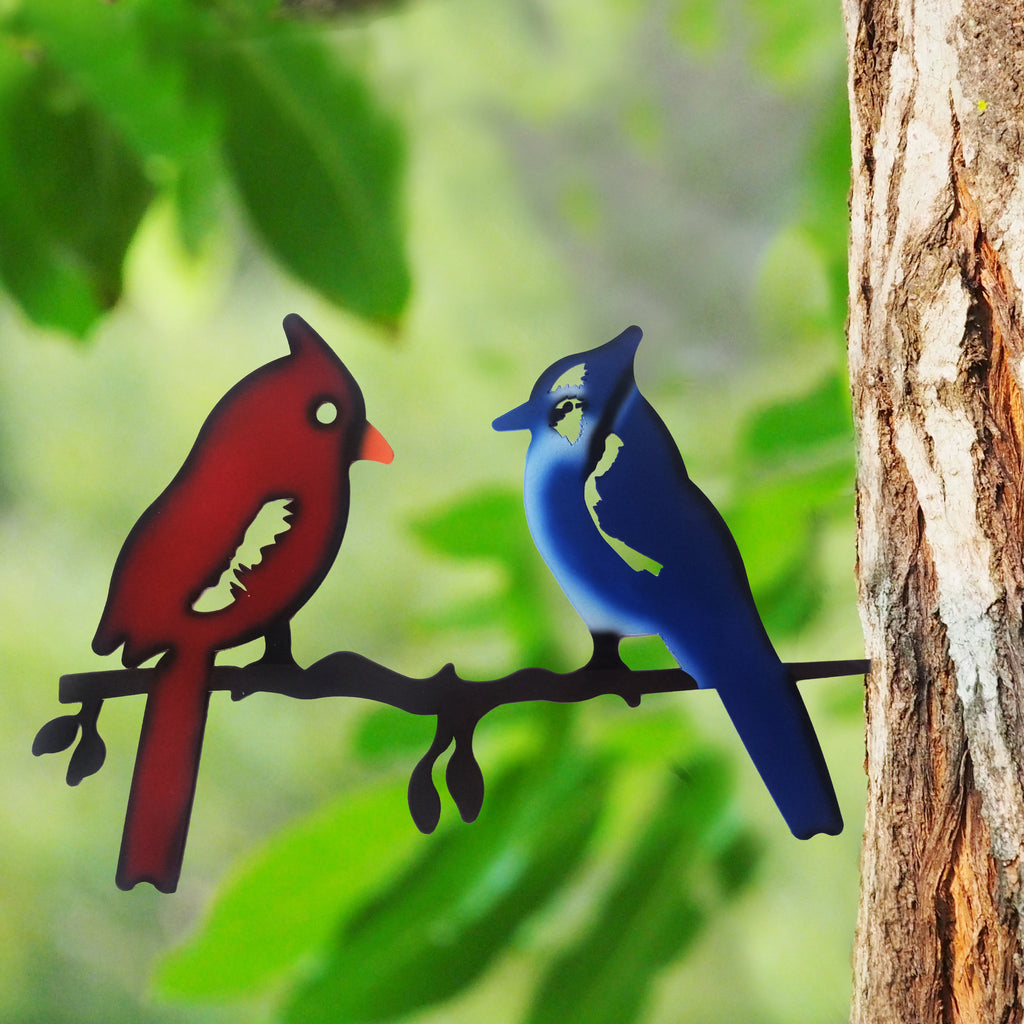 037065|Cardinal & Blue Jay Tree Stake 12/CS Default Title