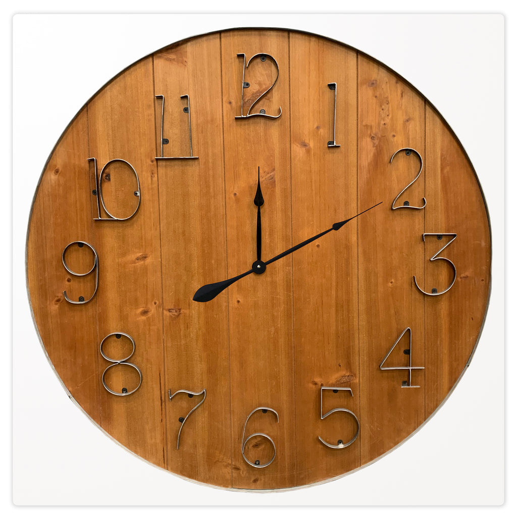 110103|Wood Wall Clock 2/case Default Title