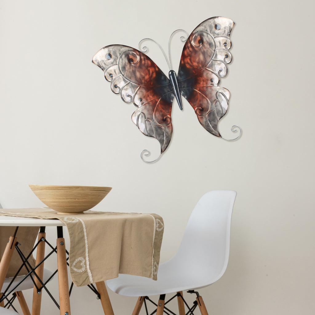 056036|Large Butterfly Metal Wall Decor 8/CS Default Title