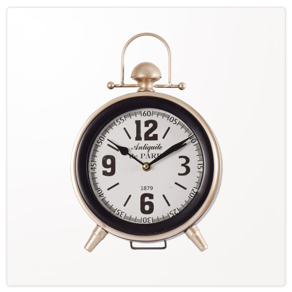 110201|Antique Alarm Style Table Clock 12/CS Default Title