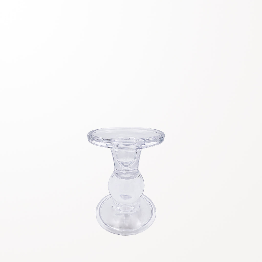 160203|Small Decorative Glass Candle Holder 24/case Default Title