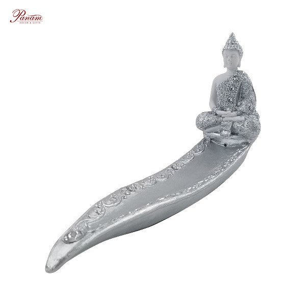 170302|Silver Thai Buddha Incense Burner 24/case Default Title