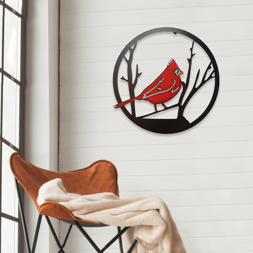 054085|Cardinal Circular Wall Art 2/CS Default Title