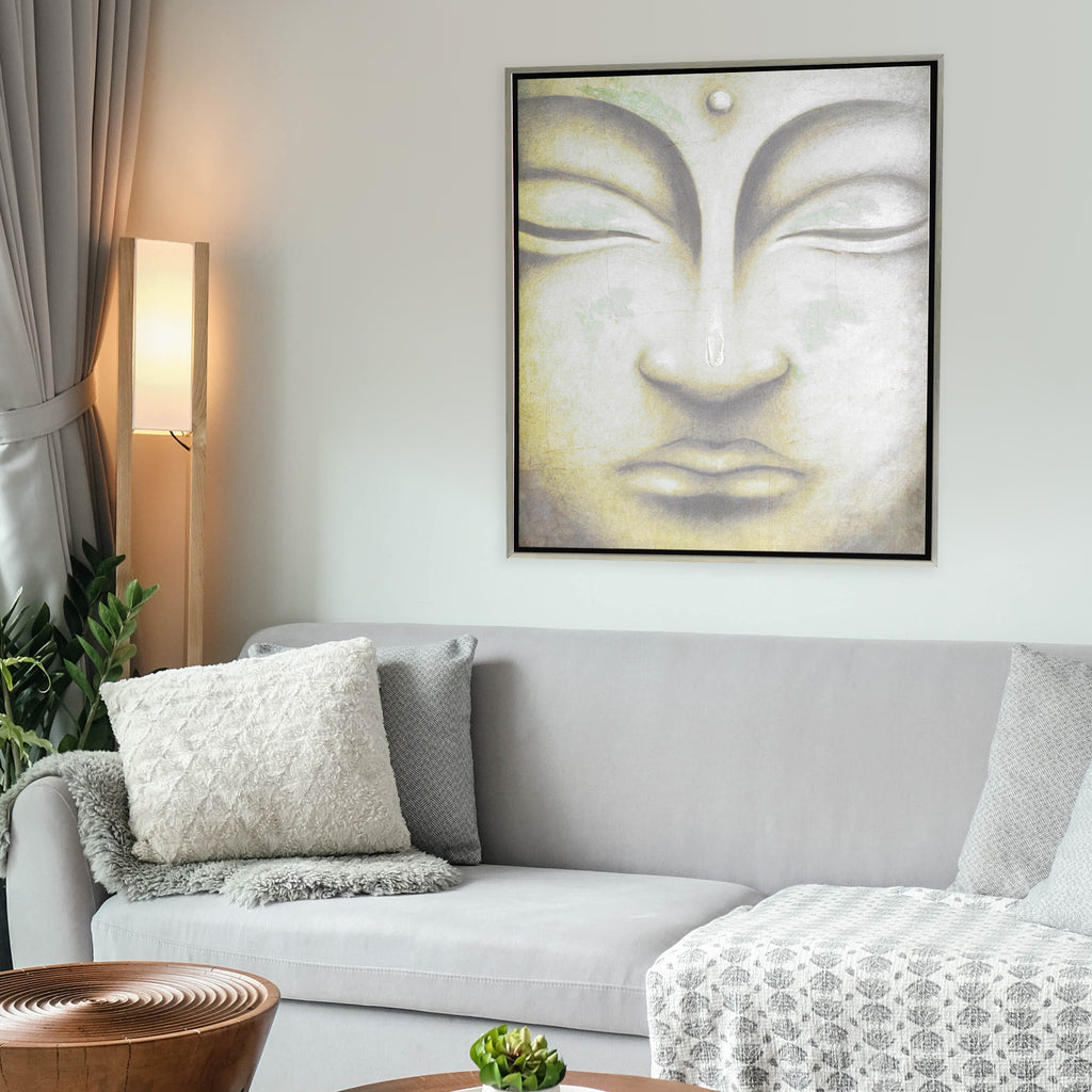 081201|Buddha Meditating on Canvas 2/CS Default Title