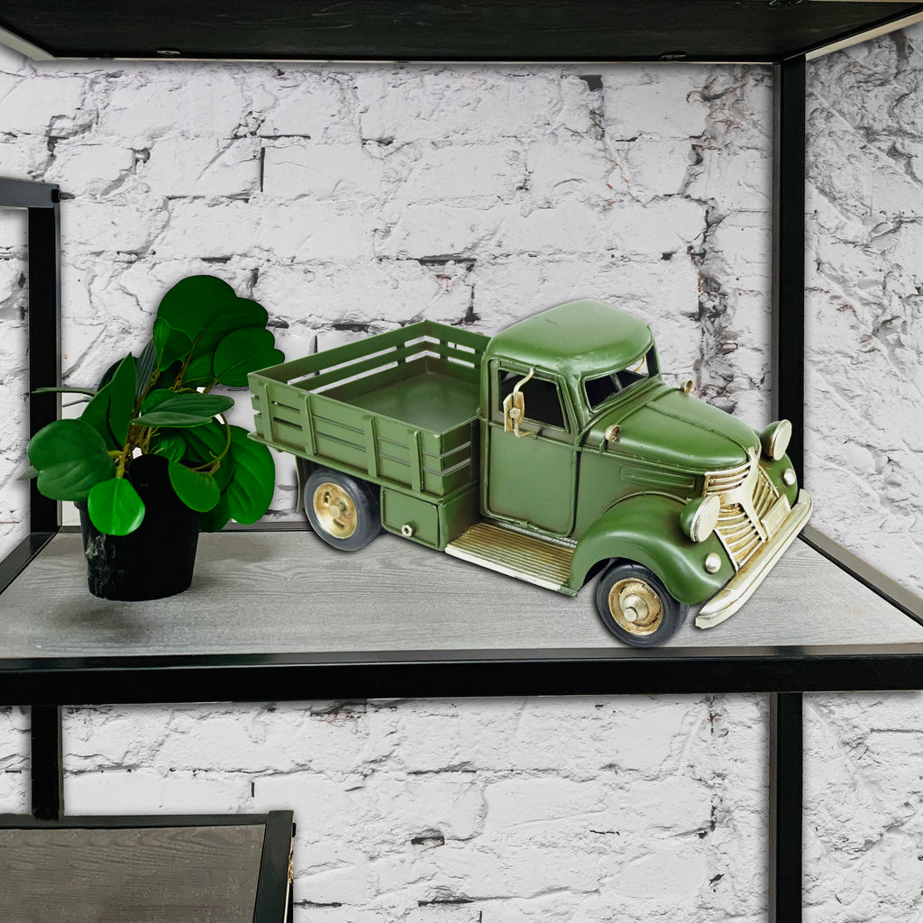 068060|Vintage Green Pickup Truck 12/case Default Title