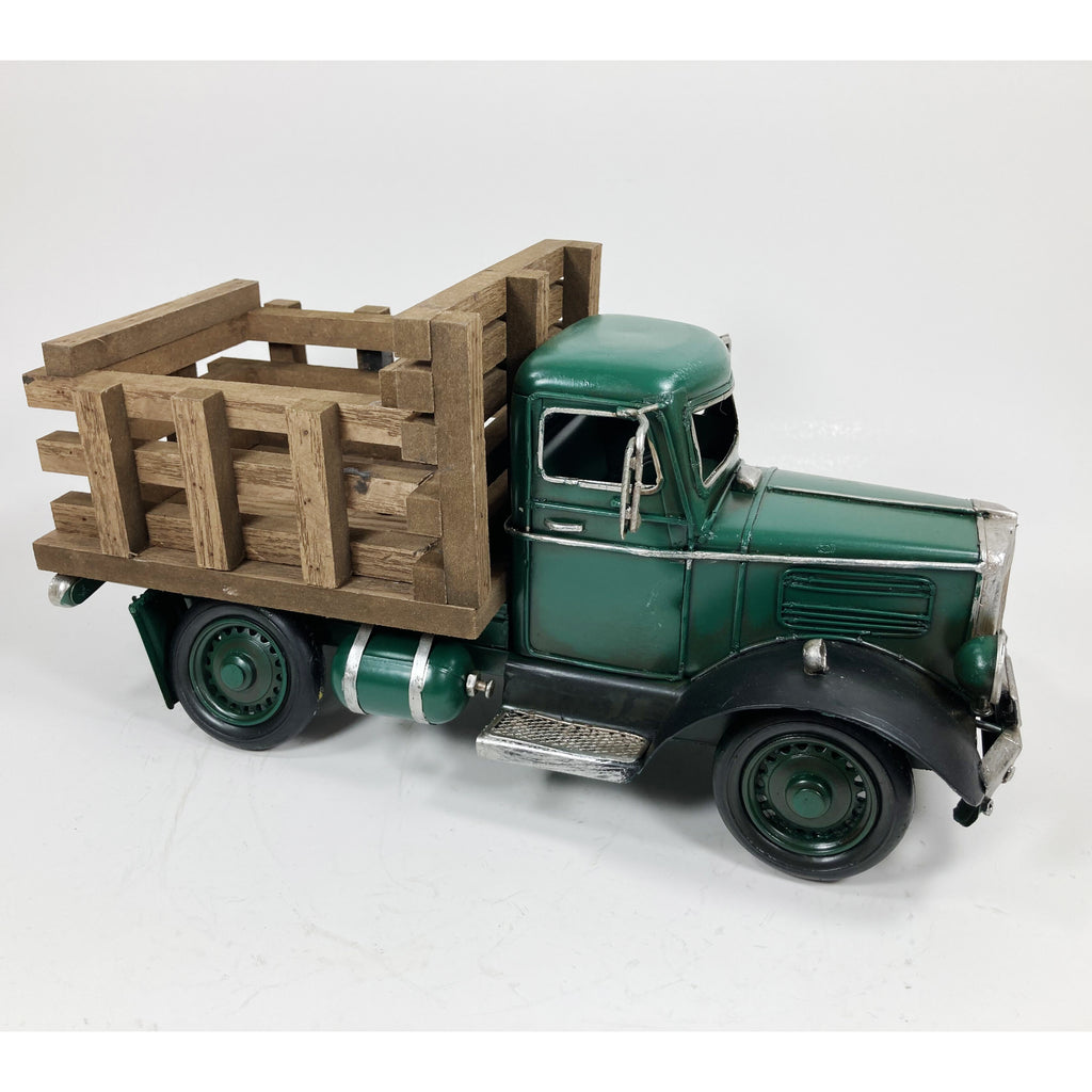 068060|Vintage Green Farm Truck - Metal 6/CS Default Title