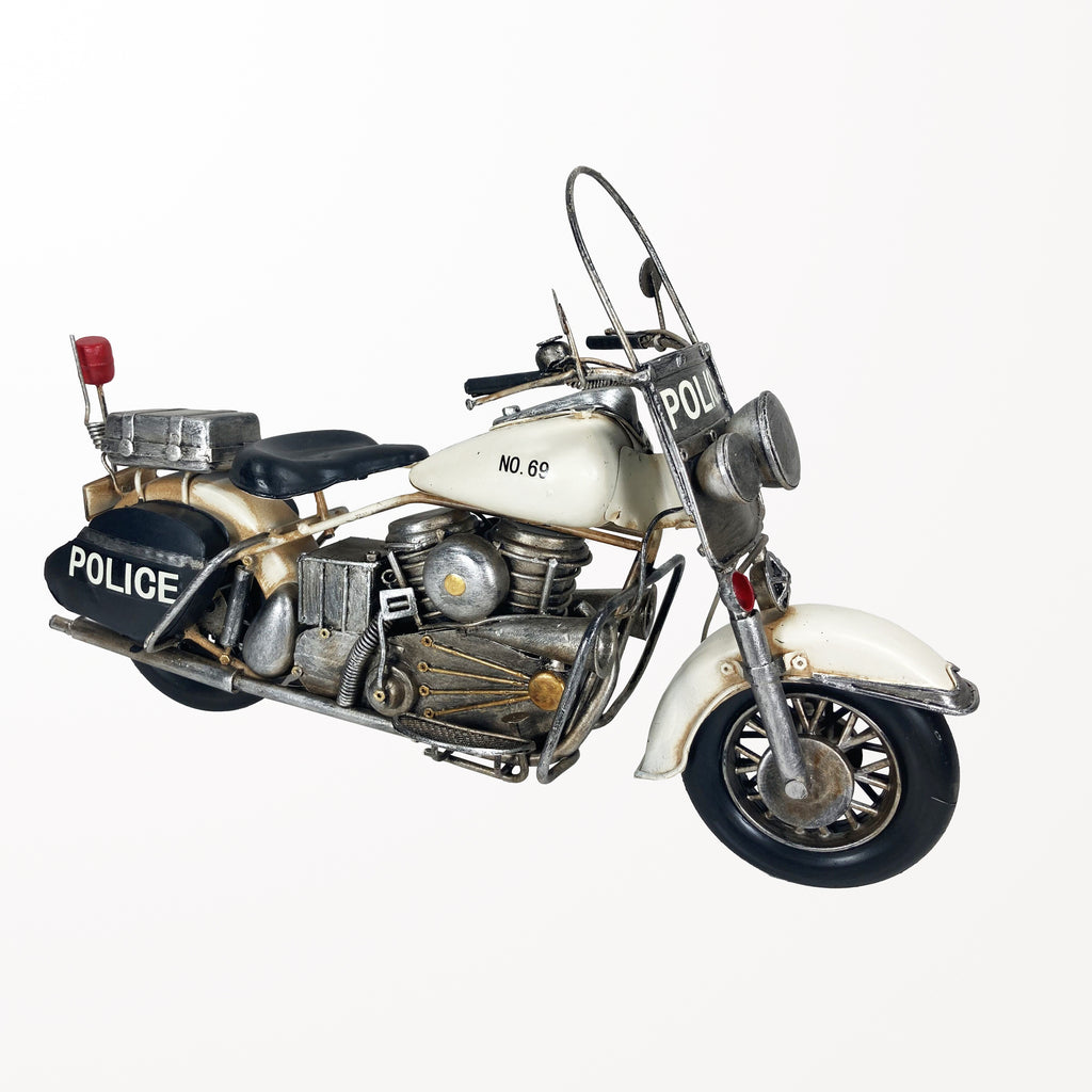 068015|White Police Motorcycle 6/CS Default Title