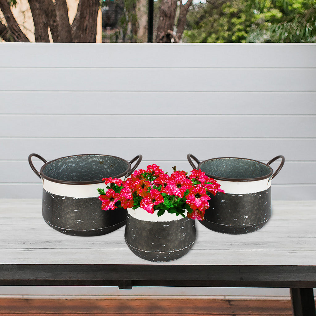 025578|Set of 3 Kitchen Pot Planters 2sets/cs Default Title