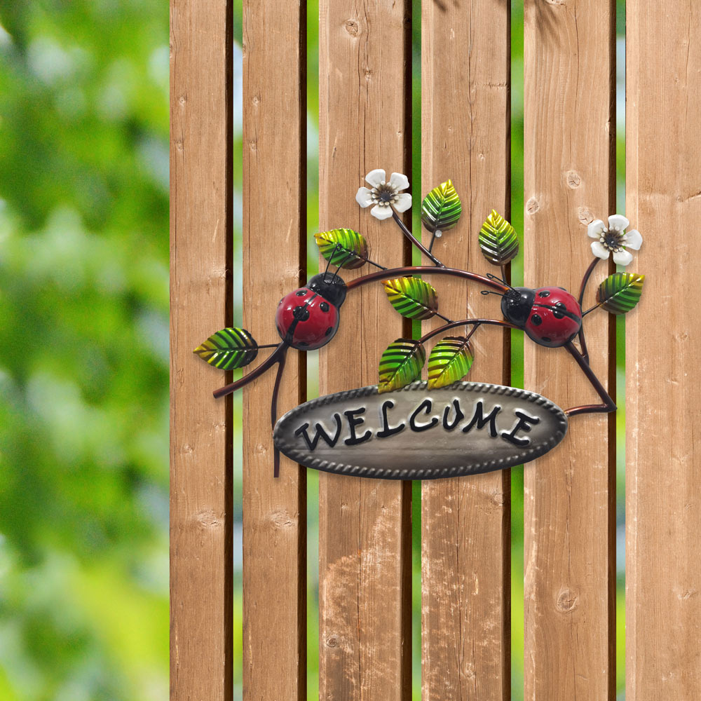 025875Metal Ladybugs Welcome Plaque 24 pc/cs SKU: FYB99139 – Panam ...