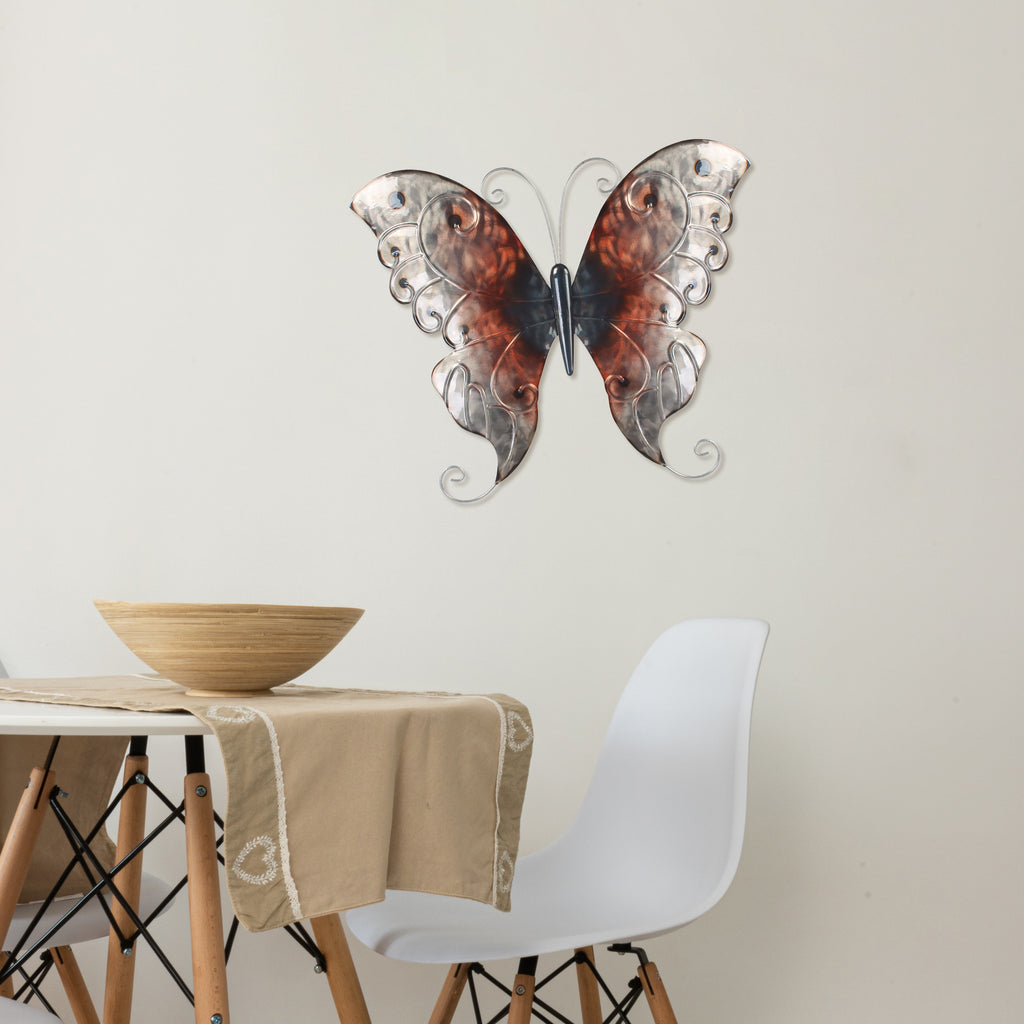 056038|Medium Butterfly Metal Wall Decor 16/CS Default Title