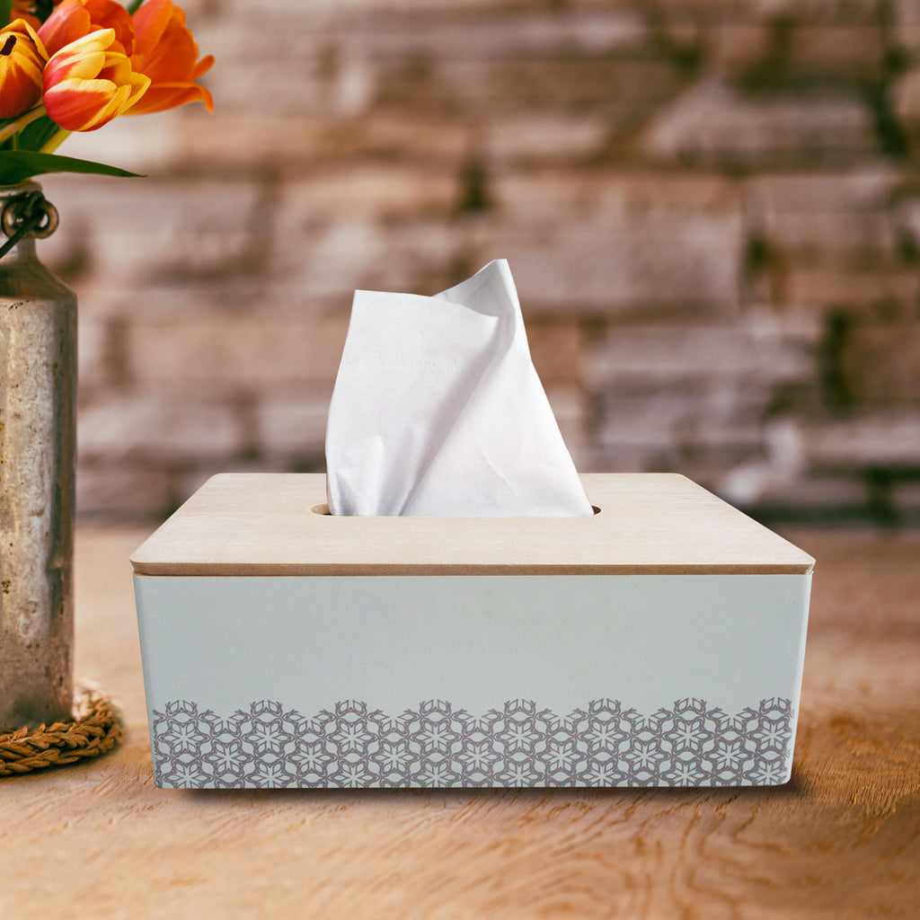 058048|Wooden Love the Little Things Tissue Box 16/CS Default Title