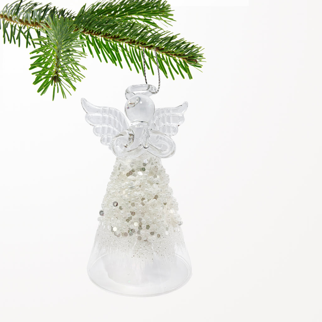 016035|Glass Sparkling Tree Angel 72/CS Default Title