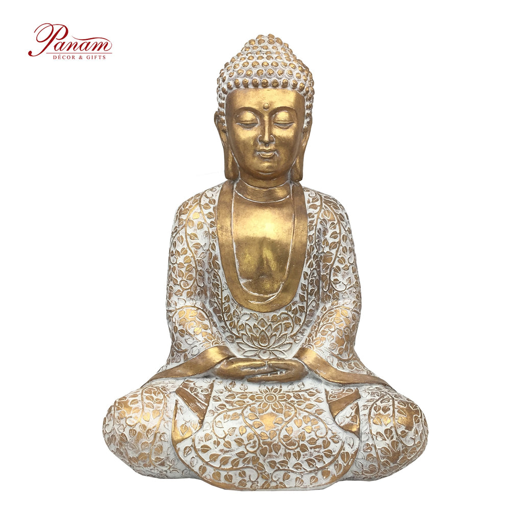 170308|Golden Sitting Buddha, Resin 1/CS Default Title
