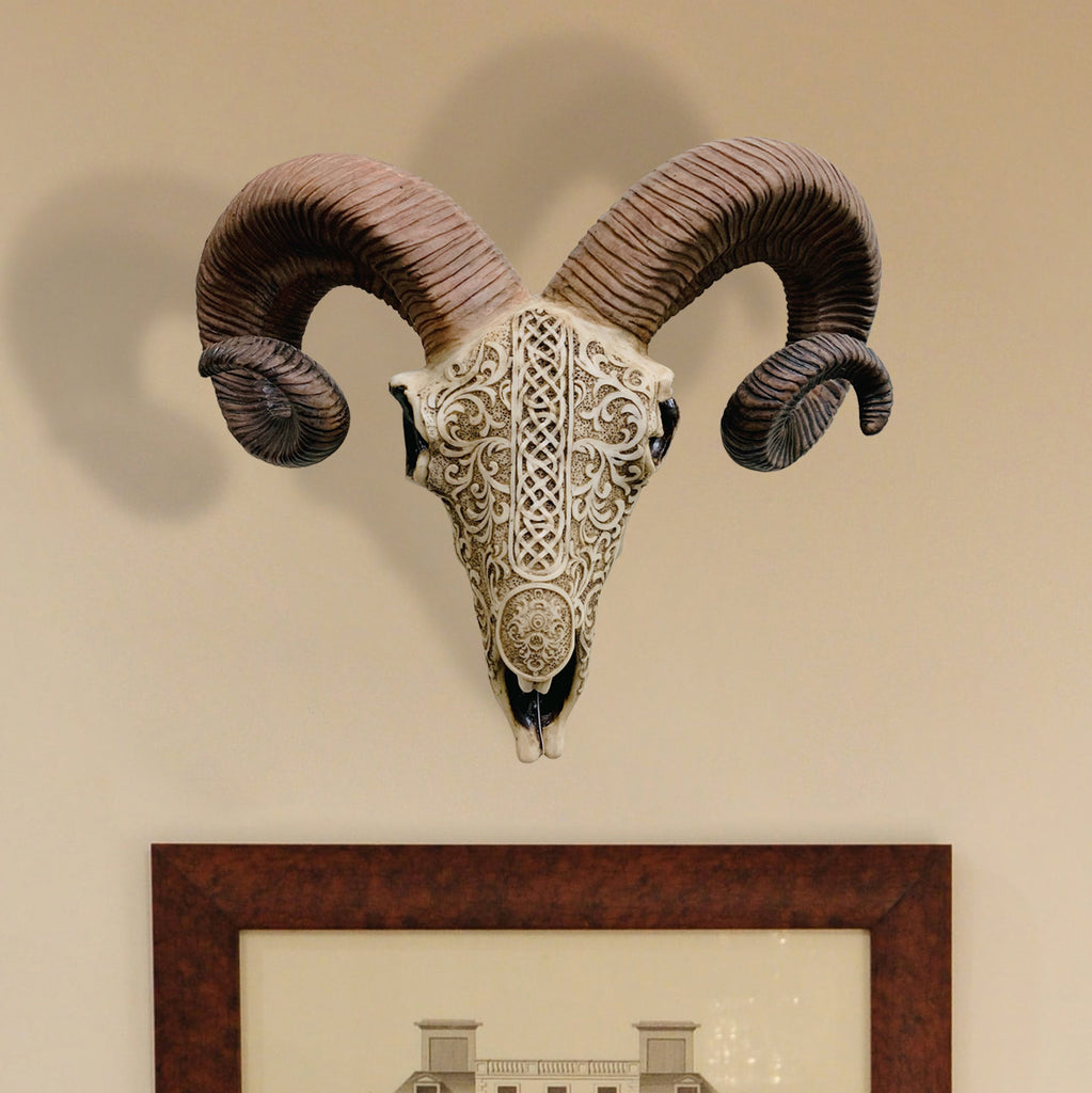 058063|Carved Ram Skull 4/case Default Title