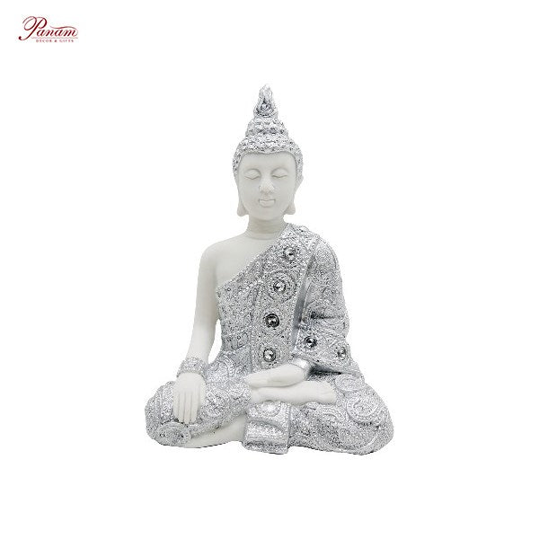 170302|White and Silver Buddha, Resin 48/CS Default Title