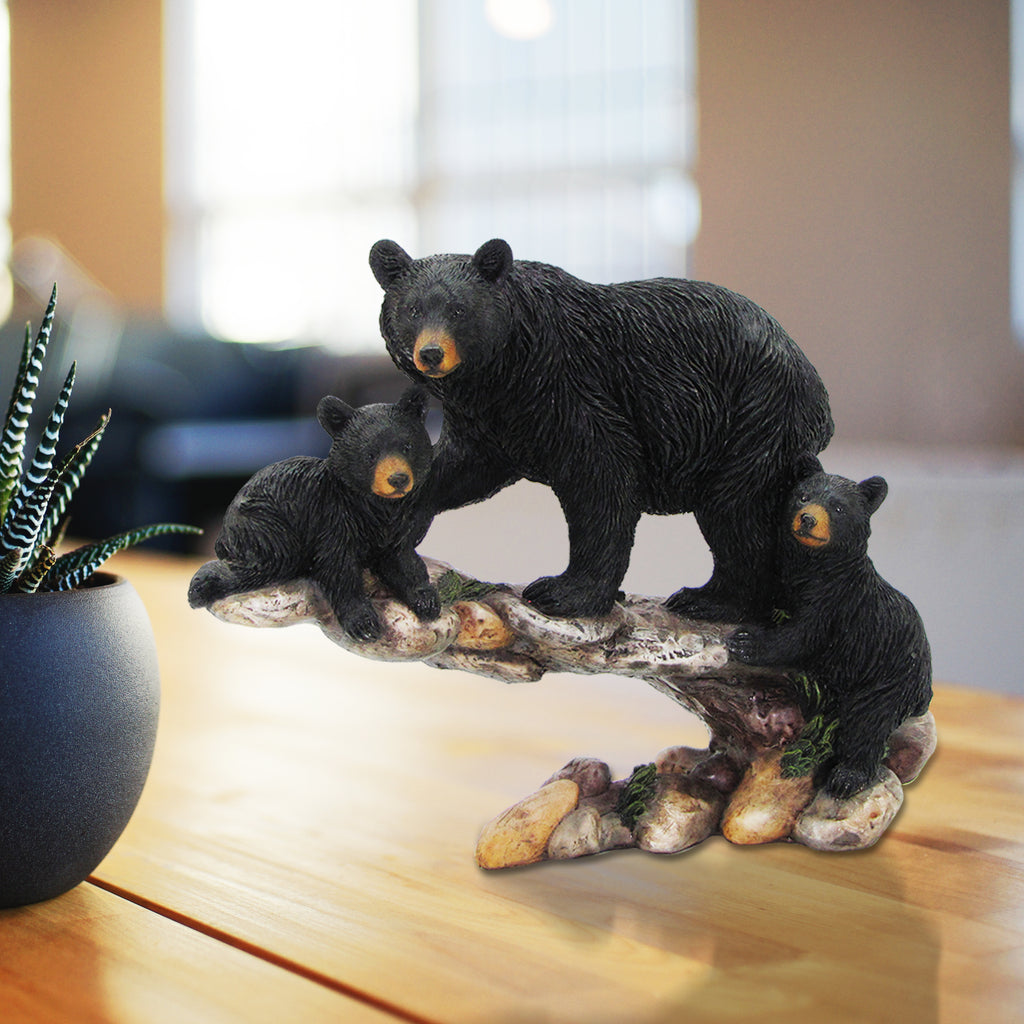 130101|Momma Bear &cubs Figurine 12/case Default Title