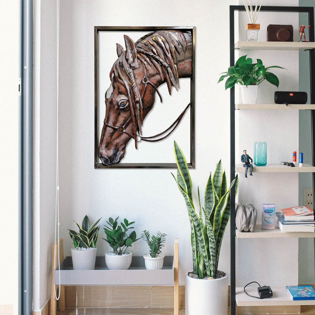 070302|Lonely Horse - 3D Metal Painting 1/CS Default Title