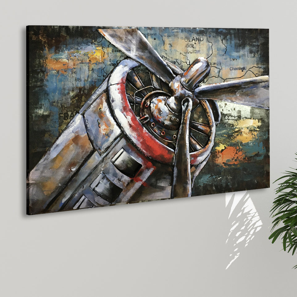 070604|Propeller in the Sky - 3D Metal Painting 1/CS Default Title