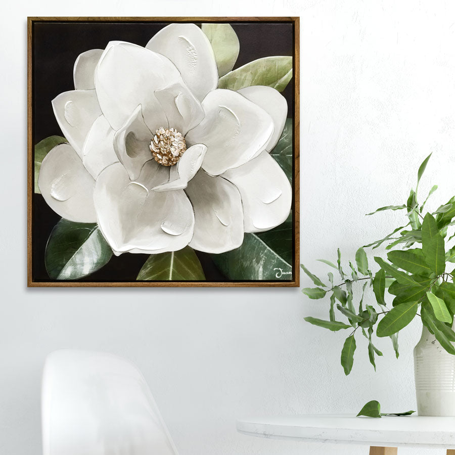 080402|White Magnolia - Canvas Print 2/case Default Title