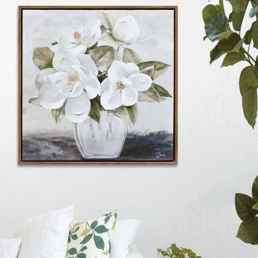 080402|Magnolias on Display - Canvas Print 2/case Default Title