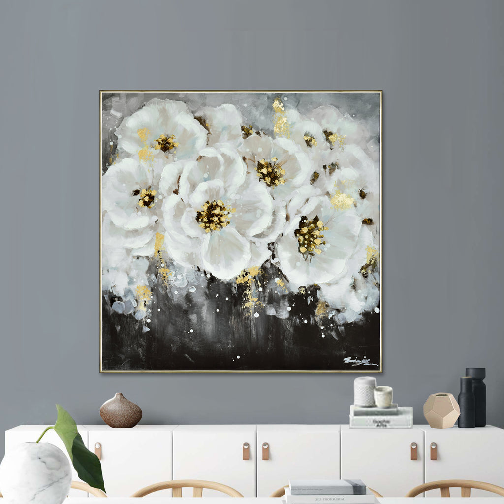 080402|Camellia Flowers Oil Painting 1/CS Default Title