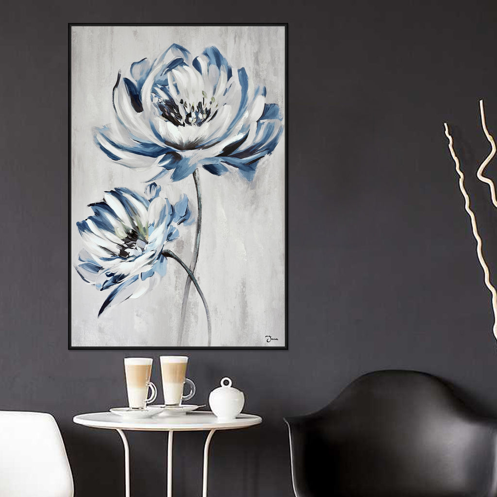 080405|Blue Flower Couple Oil Painting 1/CS Default Title
