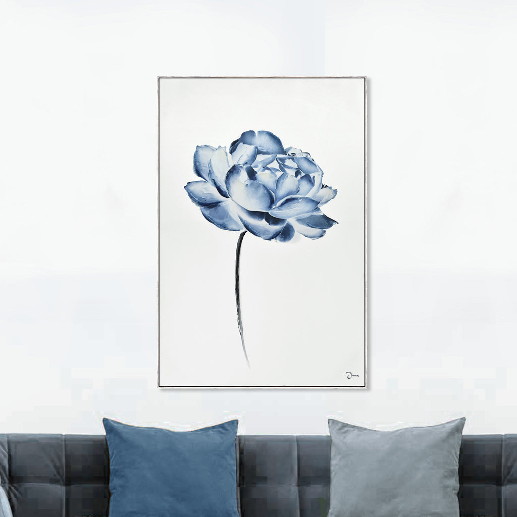 080405|Blue Flower Right Oil Painting 1/CS Default Title