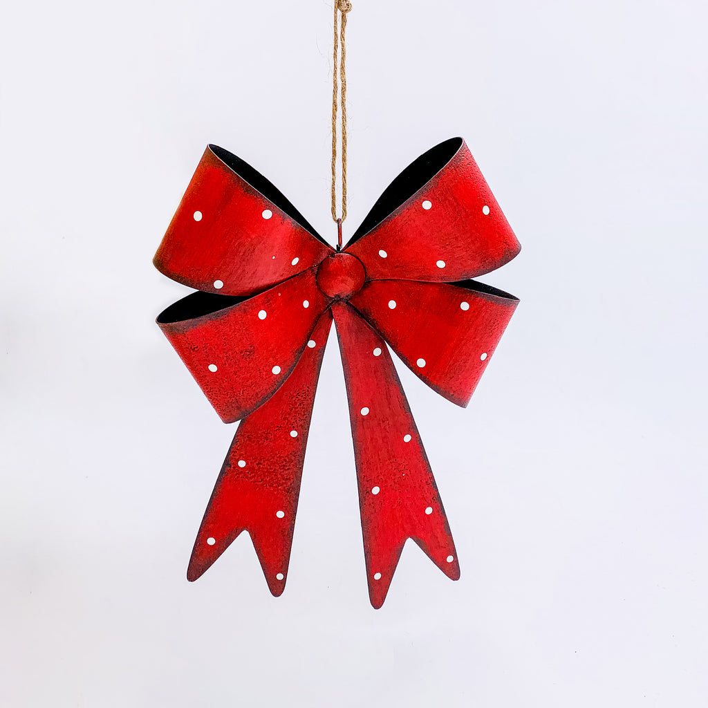 016556|Hanging Christmas Bow 72/case Default Title