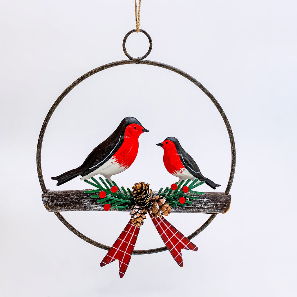 016524|Perching Holiday Birds Hanger 96/case Default Title