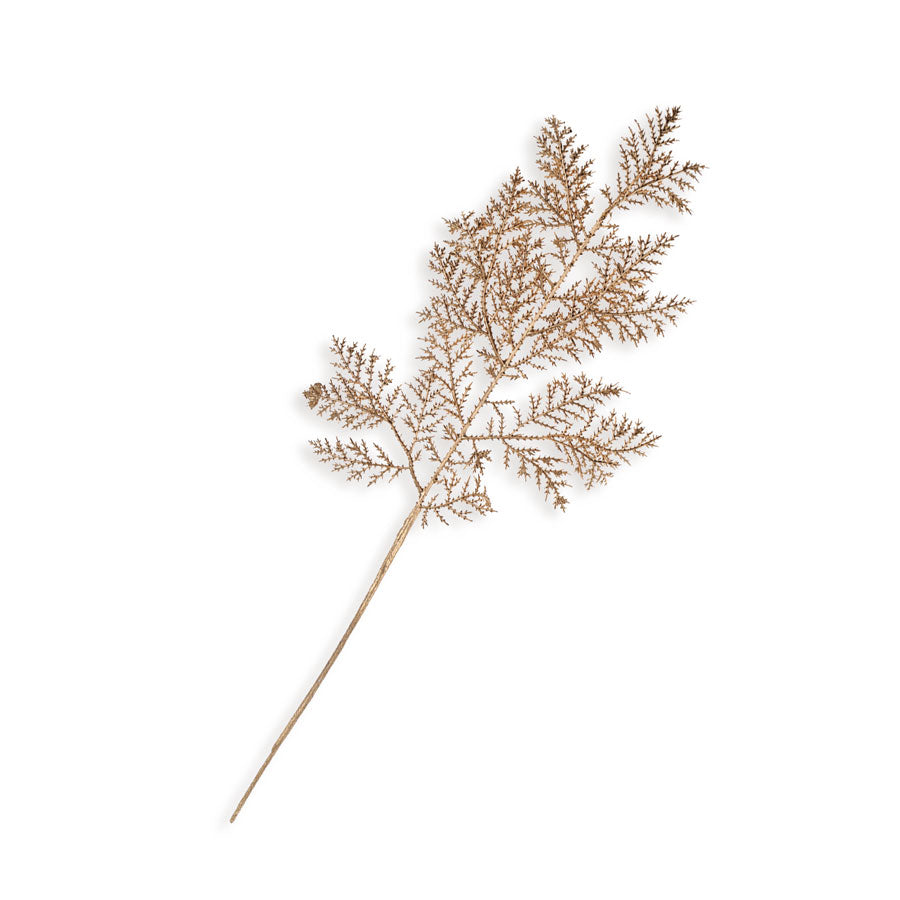 017060|Small Artificial Christmas Gold Branch 360/case Default Title