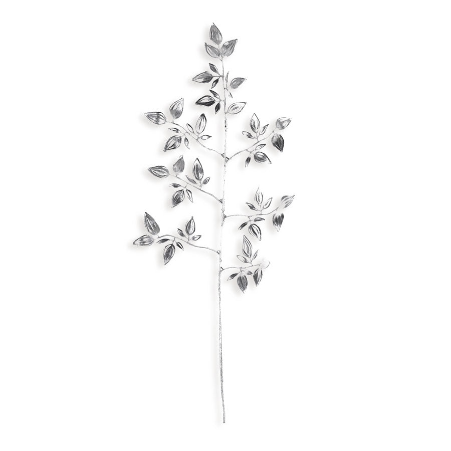 017065|Medium Artificial Christmas Silver Branch 360/case Default Title