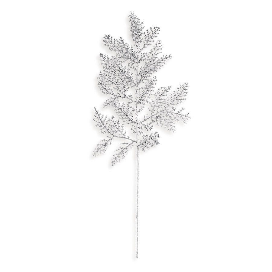 017065|Small Artificial Christmas Silver Branch 360/case Default Title